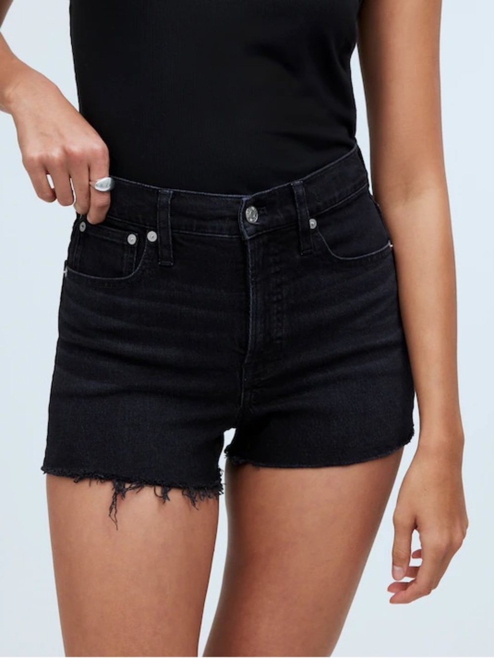 Madewell ‘The Perfect Jean Short’ in Black